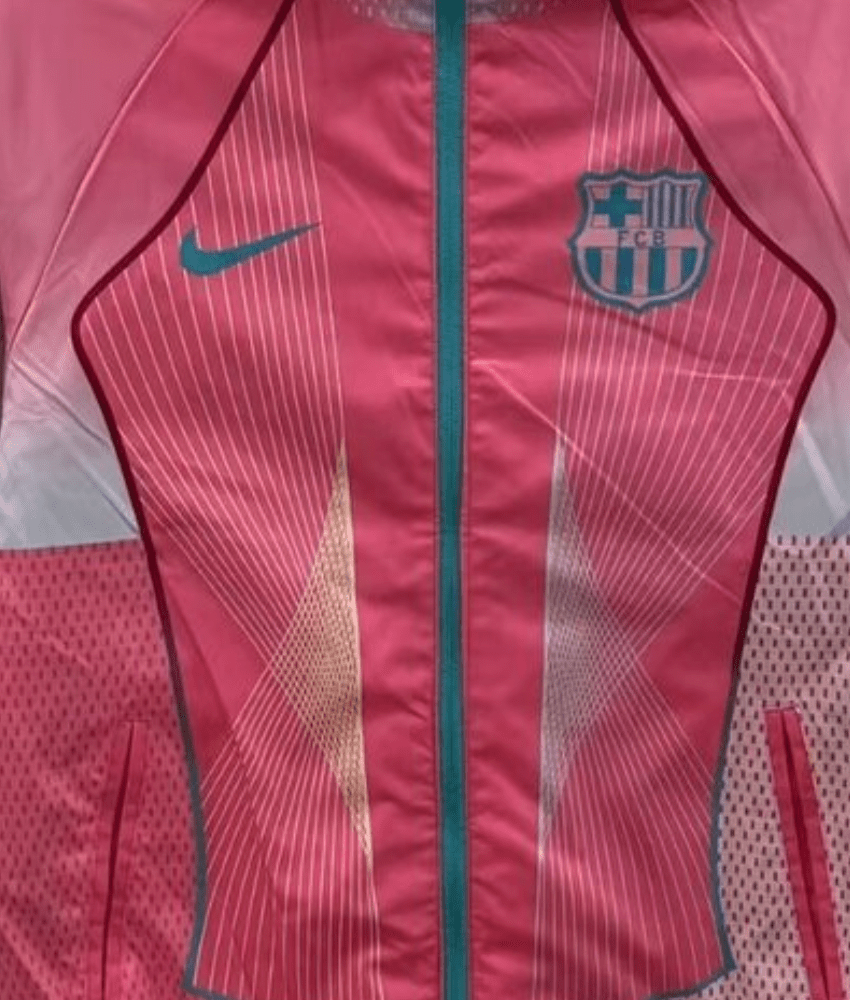 BARCELONA 2025/26 PINK/BLUE REVERSIBLE WINDBREAKER
