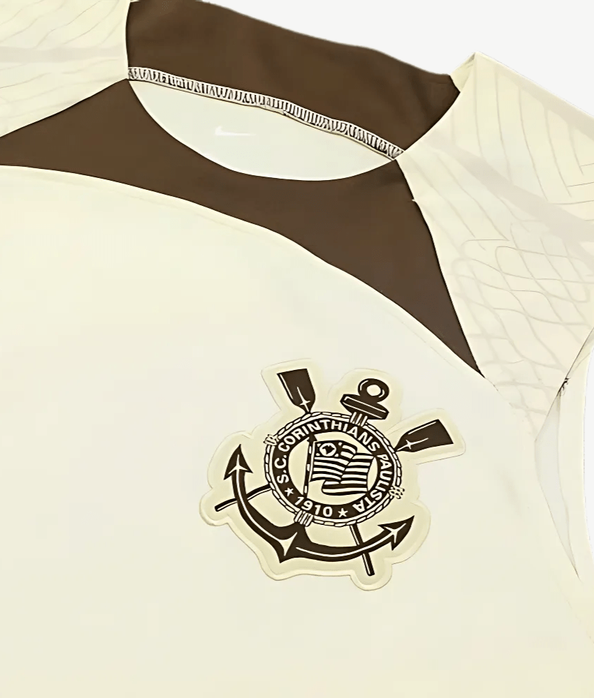 CORINTHIANS 2023 COFFEE/CREAM VEST SET