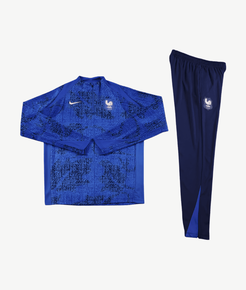 FRANCE 2026 ROYAL BLUE 1/4 ZIP TRACKSUIT